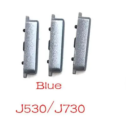 50Pcs/Lot, SIde Volume Button + Power ON / OFF Buttton Key Set For Samsung S7 Edge J5 J7 2016 Metal J510 J710 / J5 J7 2018 Pro J Samsung phone repair parts