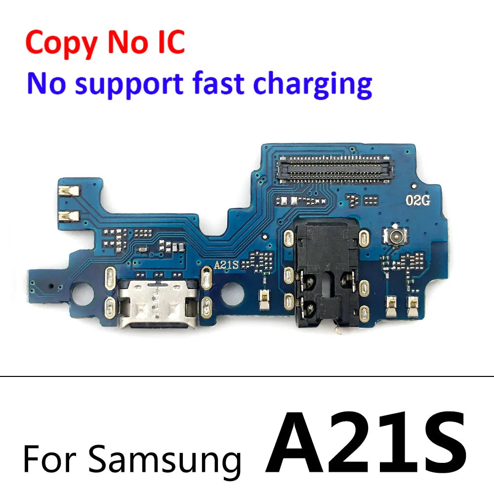USB Charger Dock Connector Charging Board Port Flex Cable For Samsung A10 A10S A20 A20S A21S A30 A30S A40 A50 A50S A12 A02s A02 Samsung phone repair parts