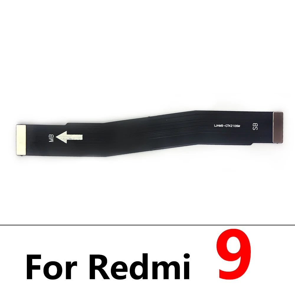 10Pcs/Lot, Main Board Motherboard Mainboard Flex Cable For Xiaomi Redmi 9 9A 9C 6 6A 8A Note 10 8 7 6 Pro Note 11 4G 5G  Xiaomi  Xiao mi phone repair parts
