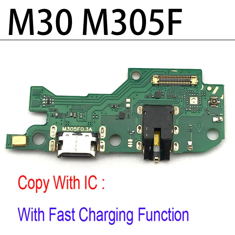 10Pcs USB Charger Charging Port Connector Flex Cable For Samsung M31 M31S M51 M10 M20 M30 M30s M21s M32 M52 M62 M13 M33 M53 5G Samsung phone repair parts