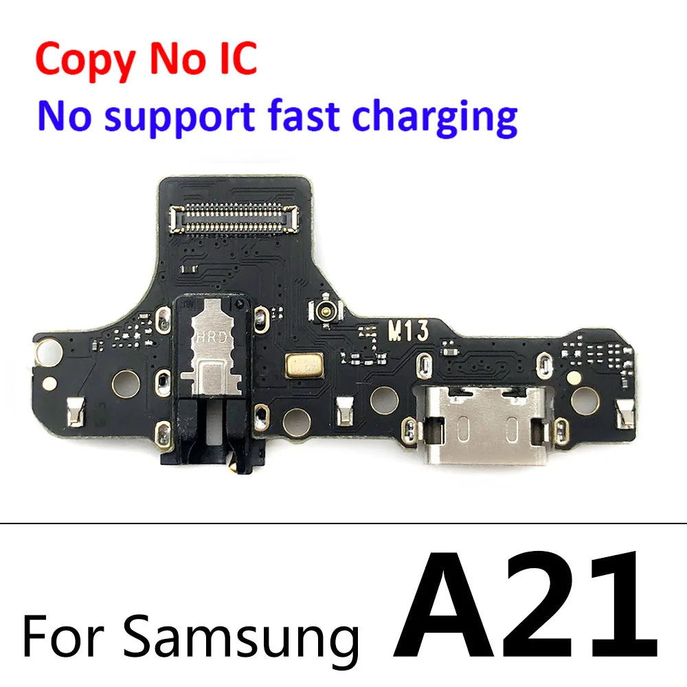 USB Charger Dock Connector Charging Board Port Flex Cable For Samsung A10 A10S A20 A20S A21S A30 A30S A40 A50 A50S A12 A02s A02 Samsung phone repair parts