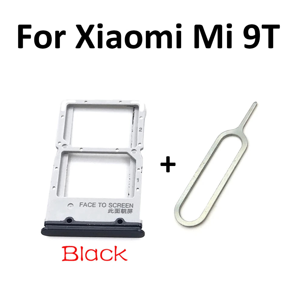New For Xiaomi Redmi K20 K20 Pro For Xiaomi Mi 9T SIM Card Tray Slot Holder For Xiaomi Mi 10 Mi10 Pro 10T Lite Poco X3 Xiaomi  Xiao mi phone repair parts