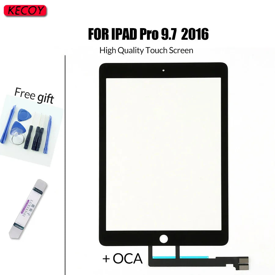 1Pcs Touchscreen Orginal For iPad Pro 9.7 Outer Touch Screen Digtizer Front Glass Senor Replacement A1673 A1674 A1675 Panel Part  iPad repair parts
