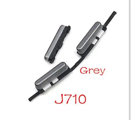 50Pcs/Lot, SIde Volume Button + Power ON / OFF Buttton Key Set For Samsung S7 Edge J5 J7 2016 Metal J510 J710 / J5 J7 2018 Pro J Samsung phone repair parts
