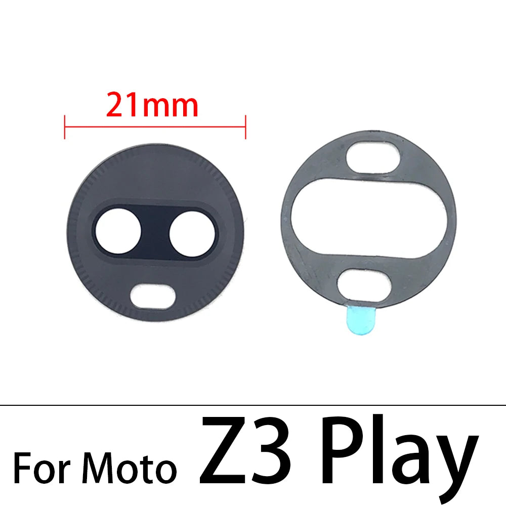 Rear Back Camera Glass Lens For Motorola Moto Z3 Z4 Play X4 Camera Glass With Glue Adhesive Motorola phone repair parts