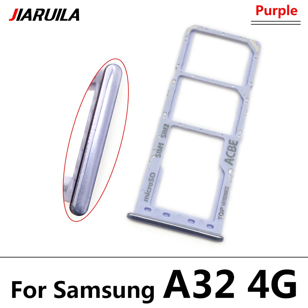 New Sim Card Tray Reader Socket Slot Holder For Samsung A32 A52 A72 4G 5G Replacement Part Samsung phone repair parts