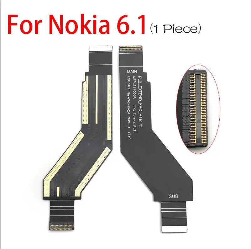 Main Board Motherboard Connector Board Flex Cable For Nokia 2 2.1 3 3.1 Plus 5 5.1 6 6.1 7 7.1 8 X5 X6 X7 Mainboard Nokia phone repair parts