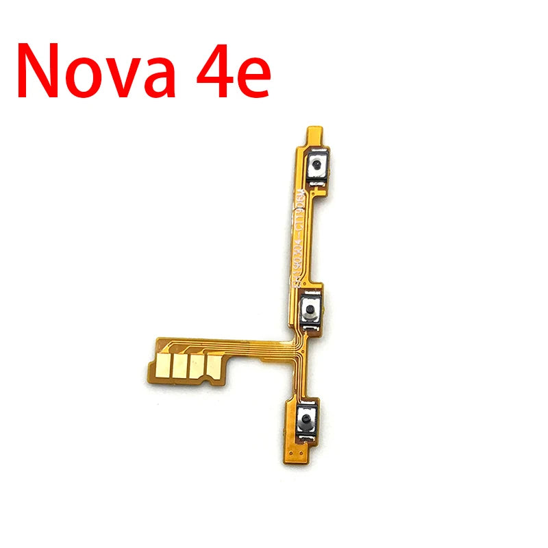 Power Switch On/Off Button Volume Key Button Flex Cable For Huawei Nova 2 Plus 2S 3 3i 3e 4 4e 5 5i Pro Huawei phone repair parts