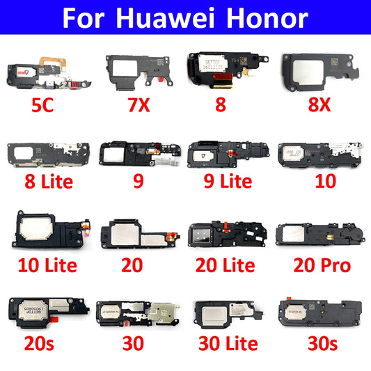 Loudspeaker For huawei Honor 5C 7X 8x 8 9 10 20 30 Lite Pro 20s 30s Loud Speaker Buzzer Ringer Flex Parts Huawei phone repair parts