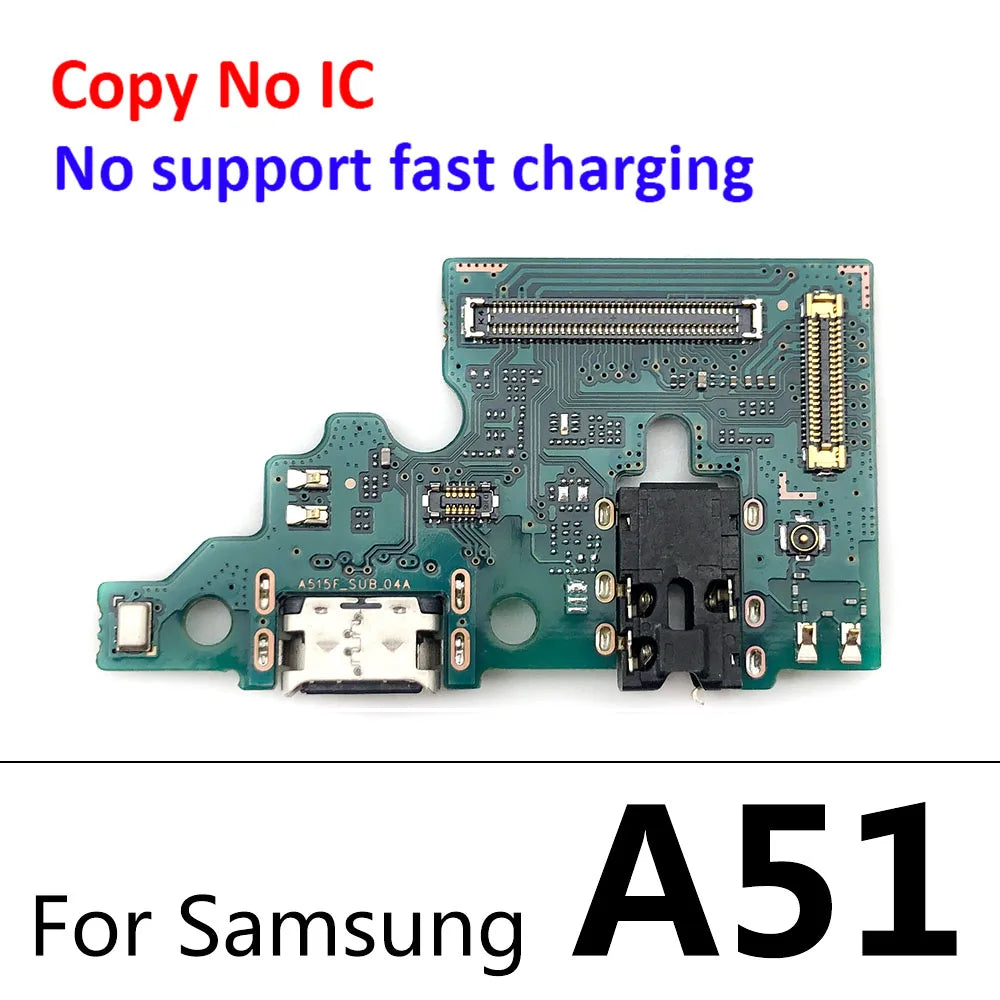 USB Charger Dock Connector Charging Board Port Flex Cable For Samsung A10 A10S A20 A20S A21S A30 A30S A40 A50 A50S A12 A02s A02 Samsung phone repair parts
