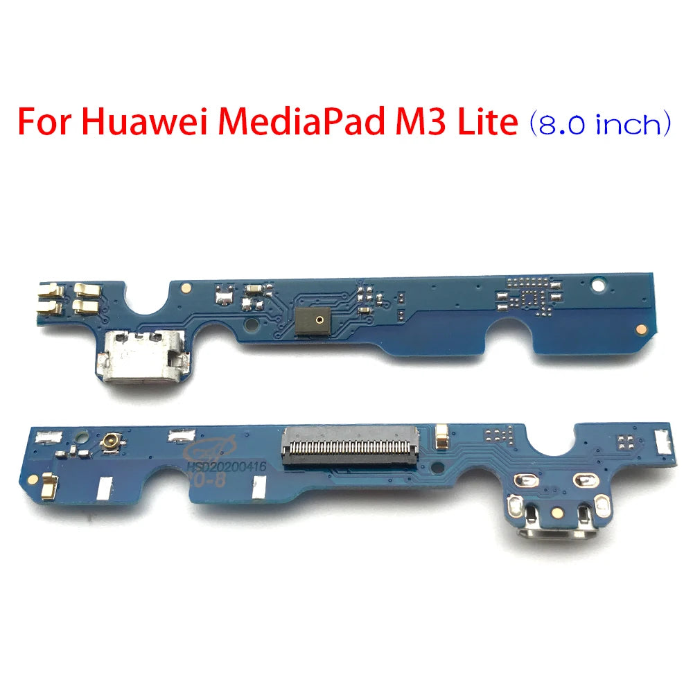 For Huawei MediaPad M3 Lite 8 8.0 CPN-W09 CPN-AL00 CPN USB Flex Cable Dock Connector Charging Charger Port Board Huawei phone repair parts