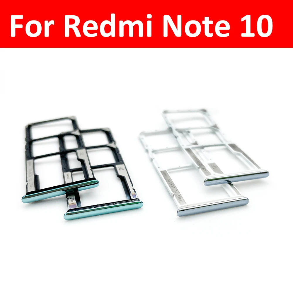 New SiM Card Tray For Xiaomi Redmi Note 10 10s Pro 5G SIM Card Slot SD Card Holder Adapter Replacement Parts  Xiaomi  Xiao mi phone repair parts