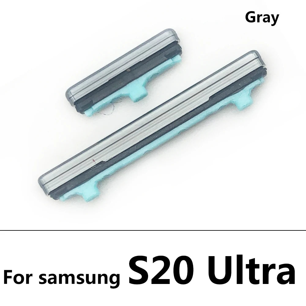 10Pcs/Lot, New Power Button + Volume Side Button For Samsung S20 / S20 Plus / S20 Ultra / S20 Fe Samsung phone repair parts