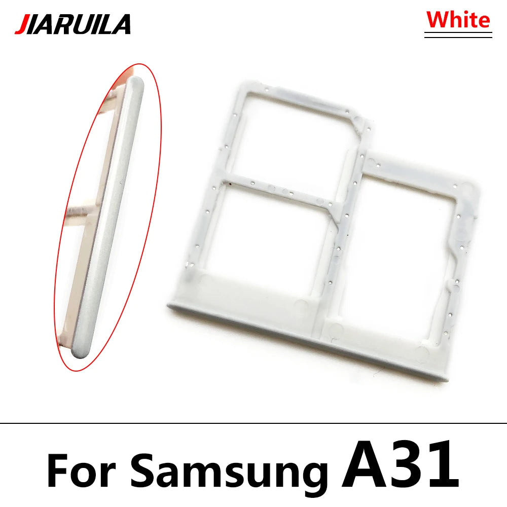 10Pcs/Lot,  For Samsung A12 A125F A31 A315F A51 A515F A71 A715F SIM Card Tray Slot Holder Replacement Parts Dual Samsung phone repair parts