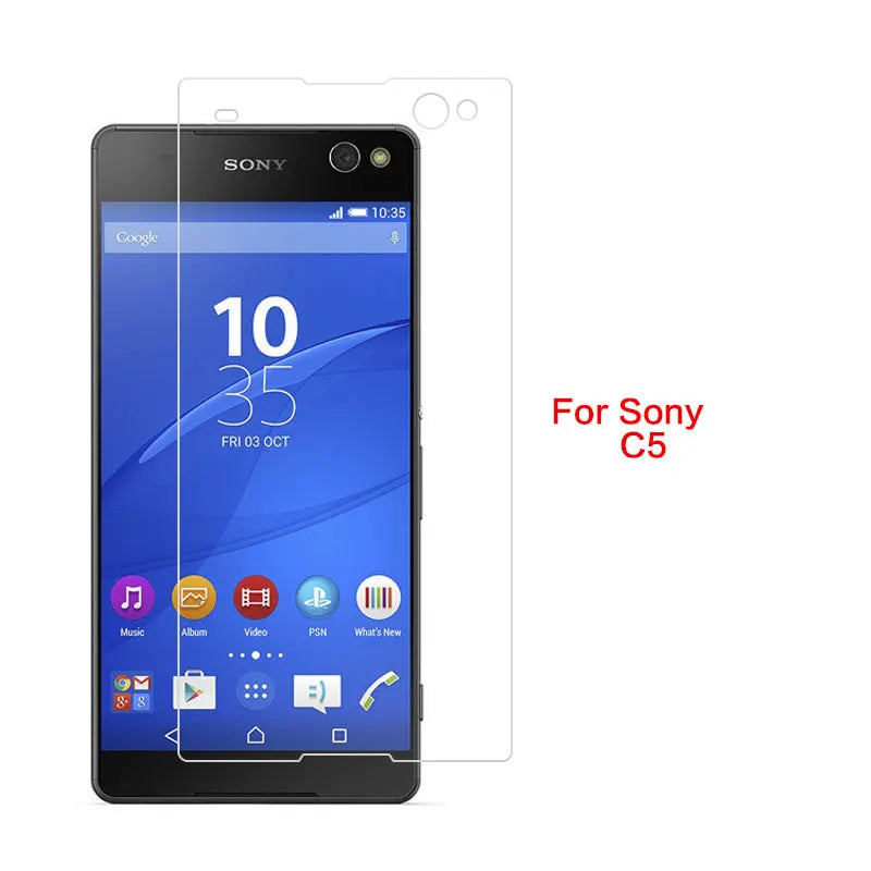 Tempered Glass Film For Sony T2 T3 C3 C4 C5 E1 E3 E4 E4G E5 X/XP XZ Premuium Screen Protector Front Clear Glass Film + Cloth Sony phone repair parts