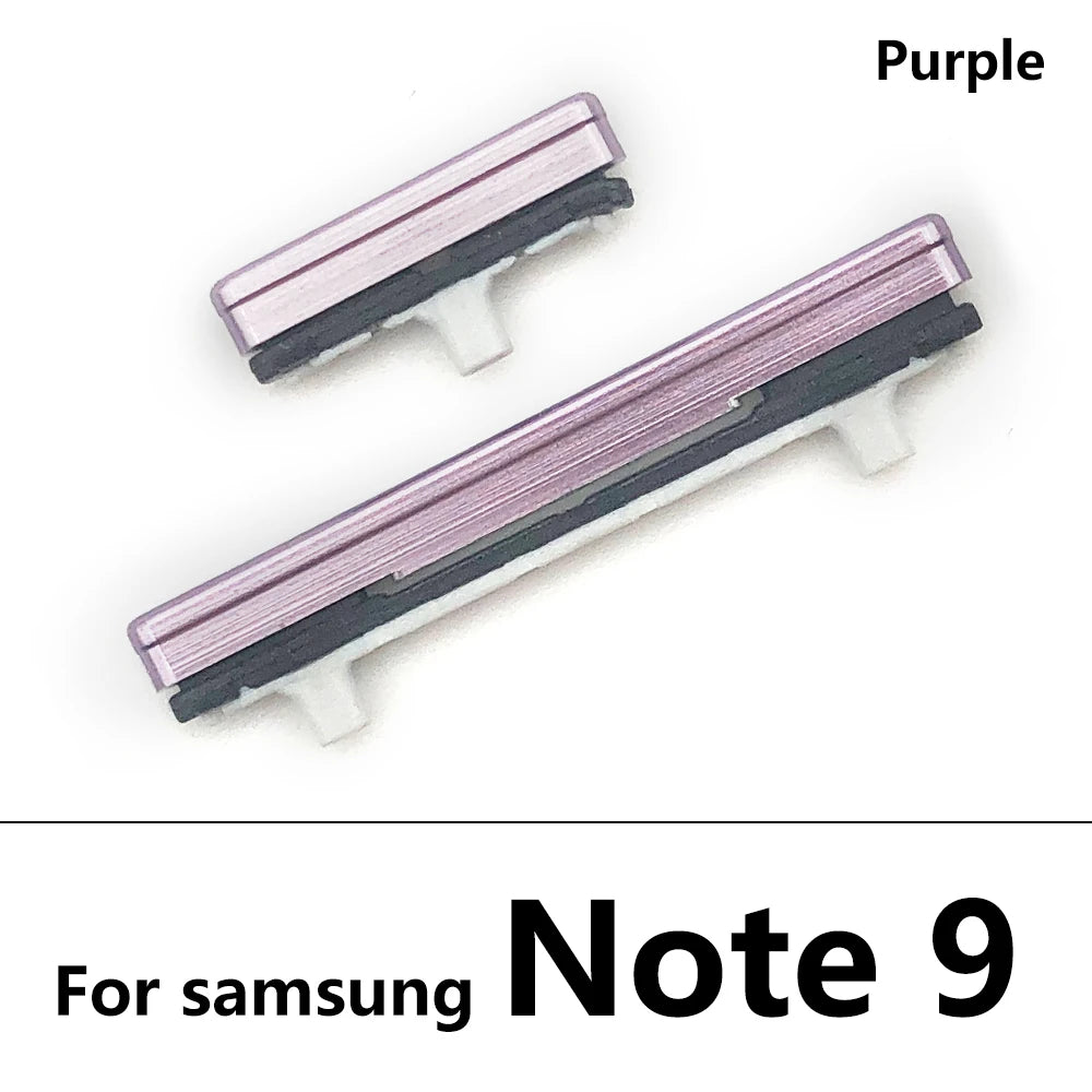 New For Samsung Note 8 9 10 Plus Power Button + Volume Side Button Key Keys Buttons Samsung phone repair parts