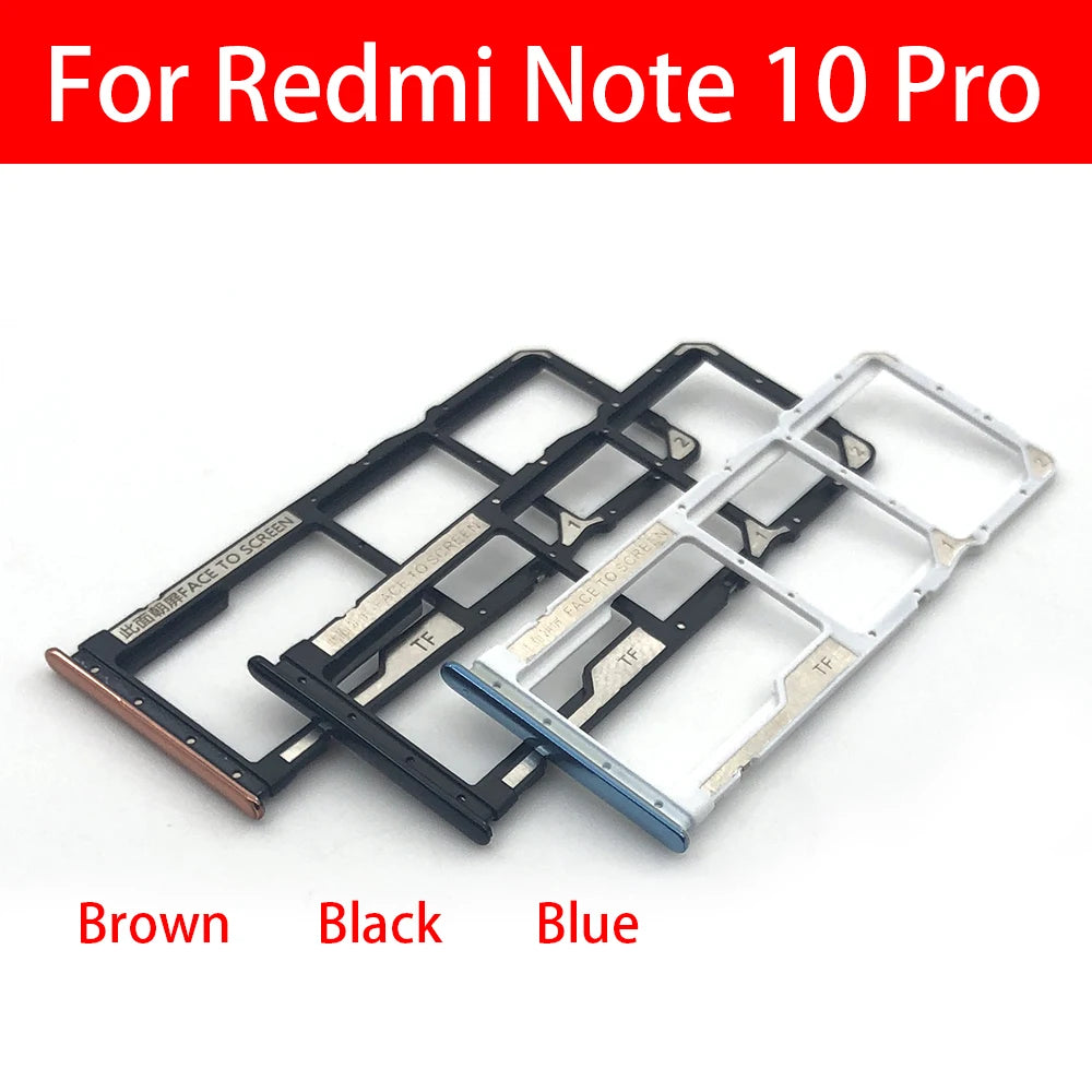 New SIM Card Tray Slot Holder For Xiaomi Redmi Note 7 9 9s 10 Pro Replacement Parts  Xiaomi  Xiao mi phone repair parts
