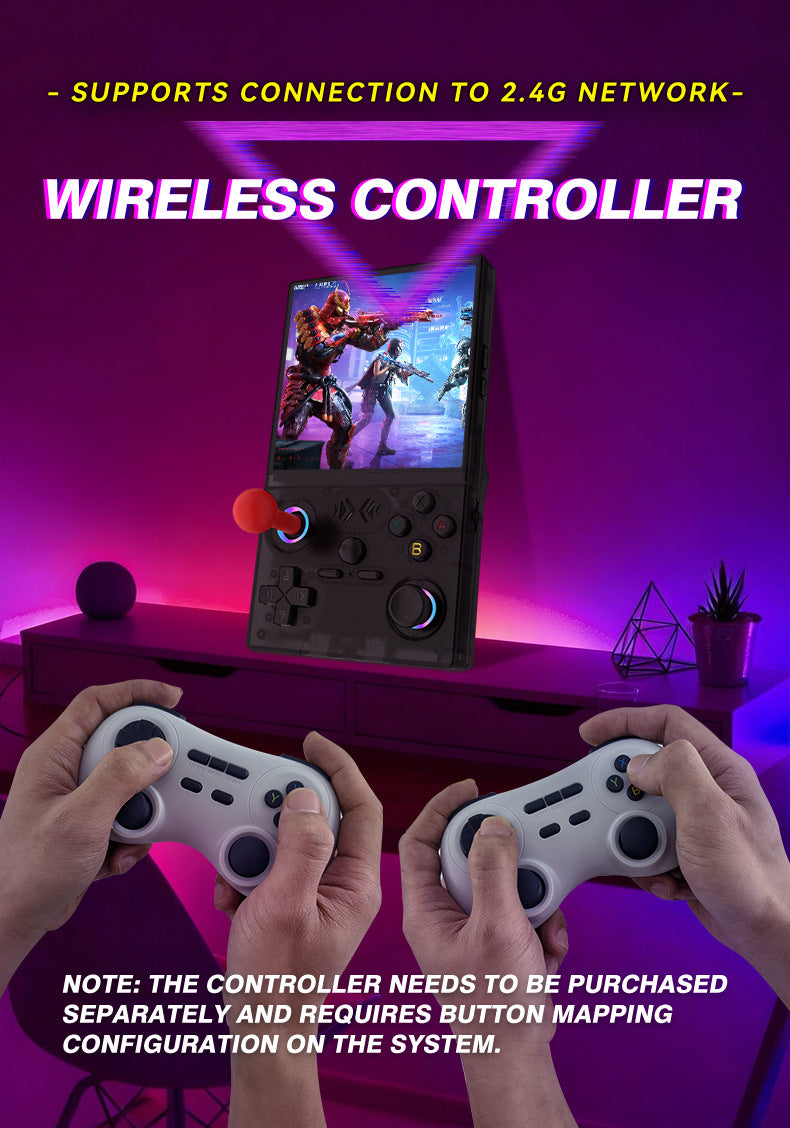 4.0 4" inch XF40V IPS HD Linux wifi 3D big joysticks RGB 4000mAh  rechargable PSP games Handheld  Player console