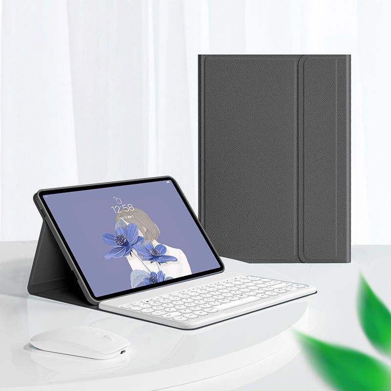 Applicable to Lenovo Xiaoxin p11 Bluetooth keyboard Plus leather case Pro tablet 11.5 protective case 10.6 inch 2022protective Accessories