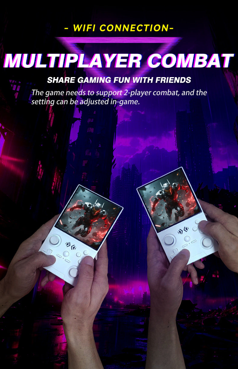 4.0 4" inch XF40V IPS HD Linux wifi 3D big joysticks RGB 4000mAh  rechargable PSP games Handheld  Player console
