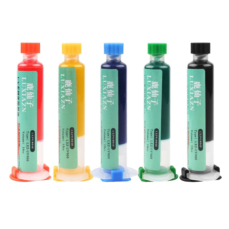 UV curing black oil for solder mask curing green oil solder mask blue oil black oil repair pcb circuit board insulating paint UV lamp Laptop Mobile Phone Repair tools