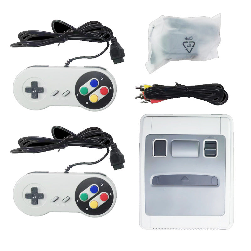 ES620 handheld game console classic two-player fighting home FC red and white gamepad without vibration