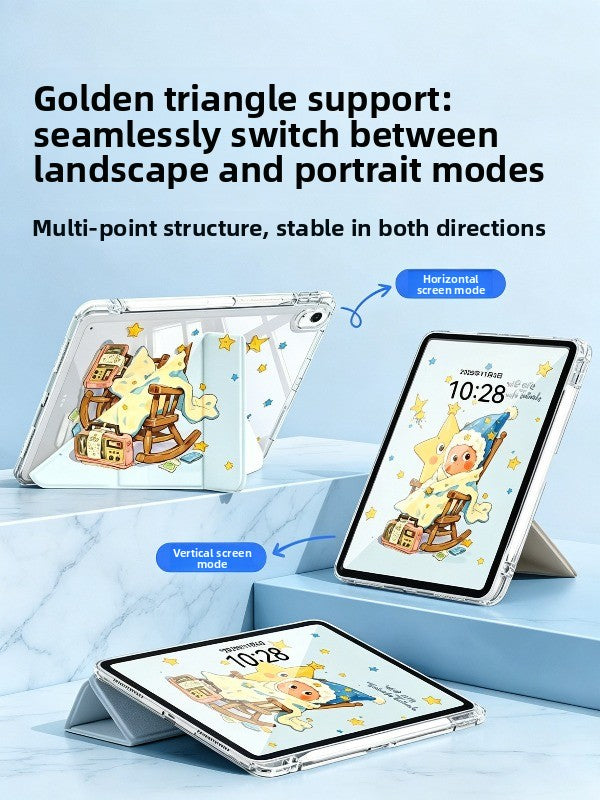 For huawei tablet case matepad115s case 11 with pen slot 2025 new air12 soft light version Pro12.2 transparent se10.4 For glory x10pro throw pillow star 11.5s Tablet Accessories