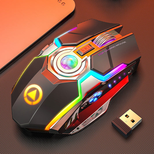 Silver Condor A5 wireless mouse, charging game RGB luminous silent computer accessories Amazon manufacturer private mold