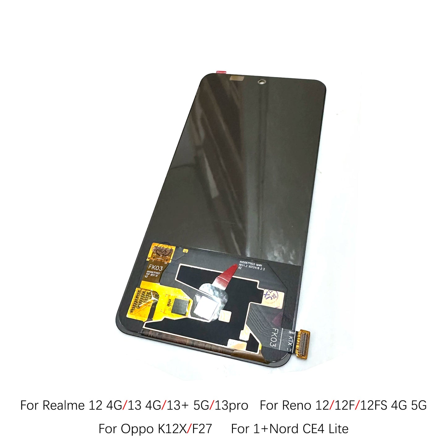 LCD Touch screen assembly for Oppo Reno 12 12F 12FS True Me 12 13 13 + 13Pro display screen