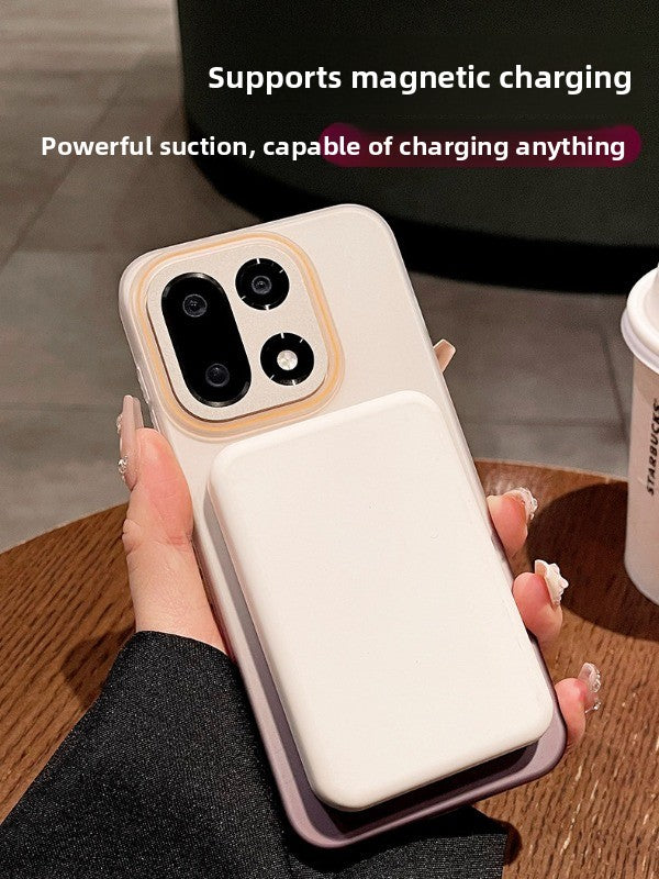 For OnePlus 15 mobile phone case 1 + ace6 new gradual change matte onePlus ultra-thin 1 + 13t protective case 1 + 15 anti-drop all-inclusive 15 magnetic suction fast charging advanced women's hard case Phone accessories