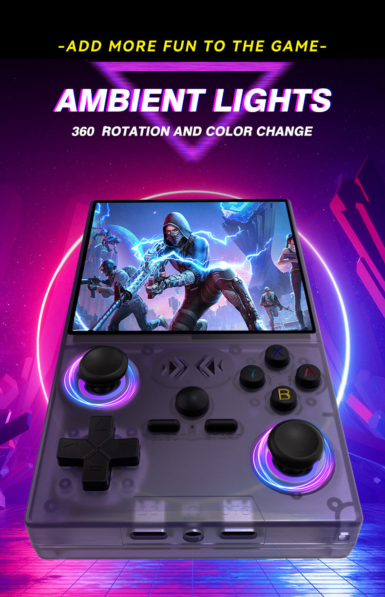 4.0 4" inch XF40V IPS HD Linux wifi 3D big joysticks RGB 4000mAh  rechargable PSP games Handheld  Player console