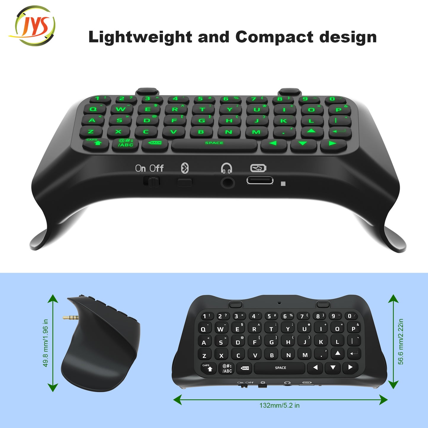 PS5 Elite handle wireless Bluetooth external keyboard, built-in speaker for voice chat input