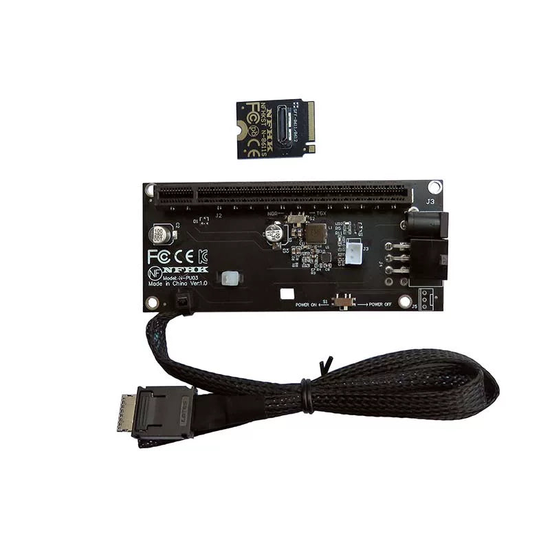 Server Power Supply NVMe M.2 to Oculink SFF-8612 External Graphics eGPU Adapter Repair Tools