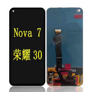 Suitable for Huawei HONOR Honor 30 original screen assembly nova7 LCD touch display inner and outer integrated screen