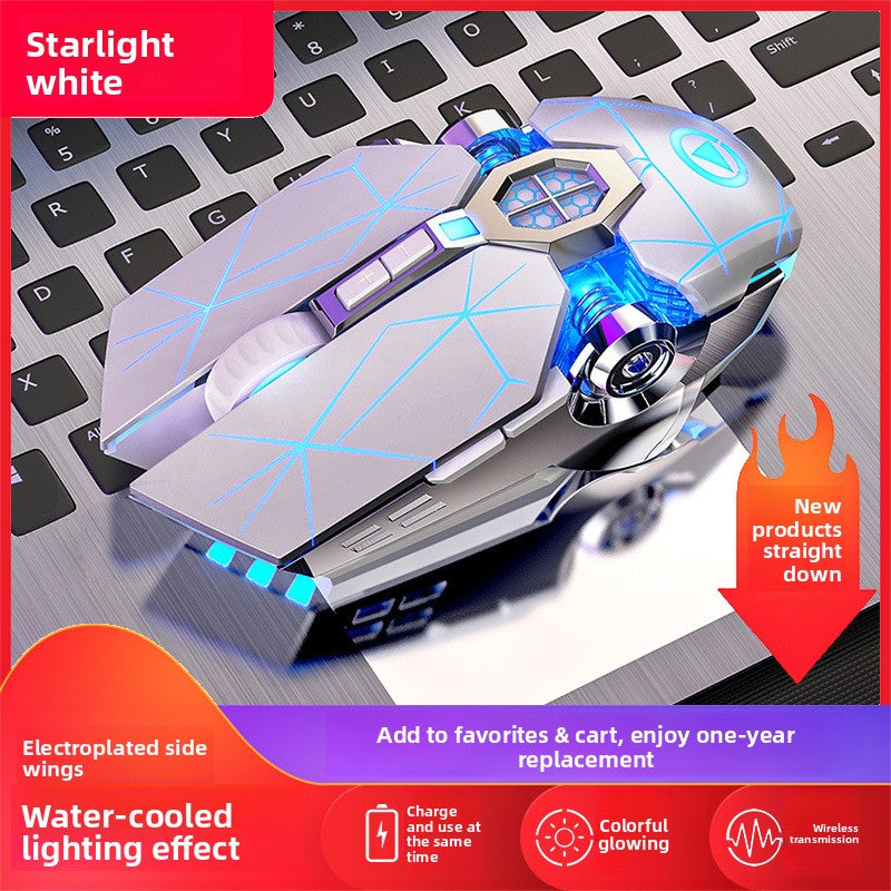 Silver Condor A7 Rechargeable Wireless Mouse Mute Computer Accessories Home Office Games