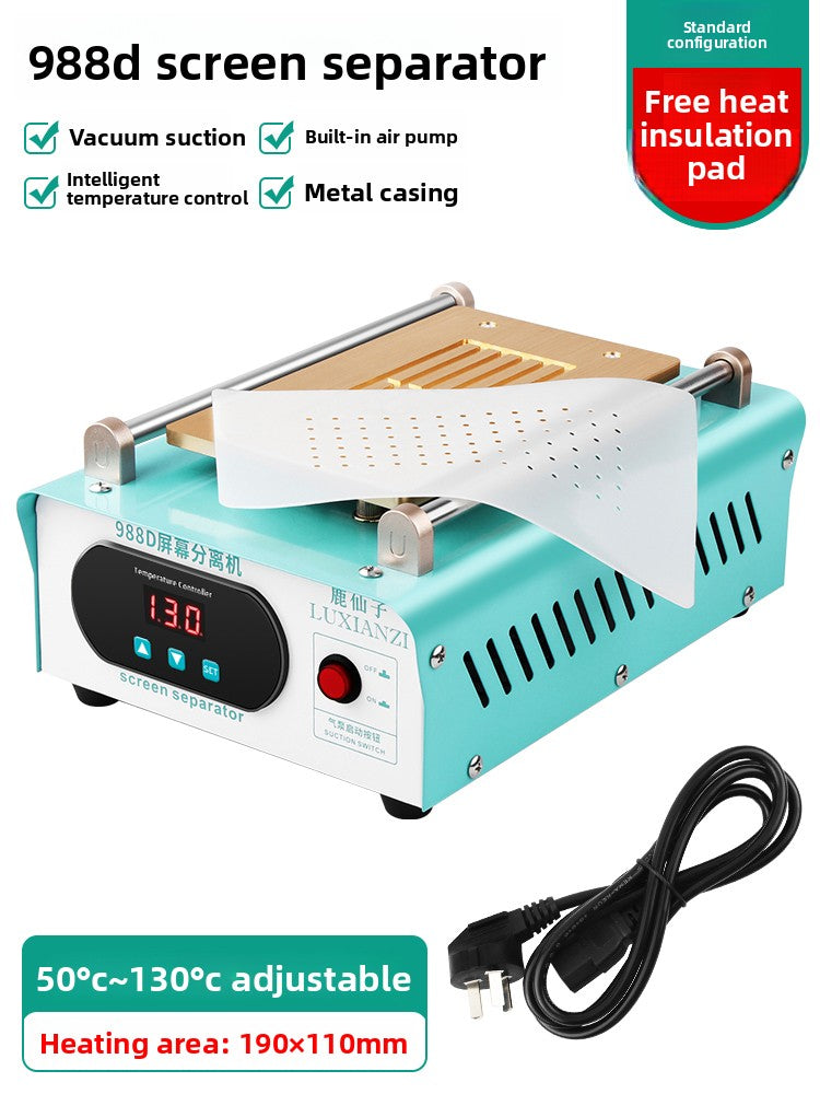 Mobile phone screen removal heater separation machine real pump constant temperature touch LCD mobile phone screen change repair heating station Mobile Phone Repair tools