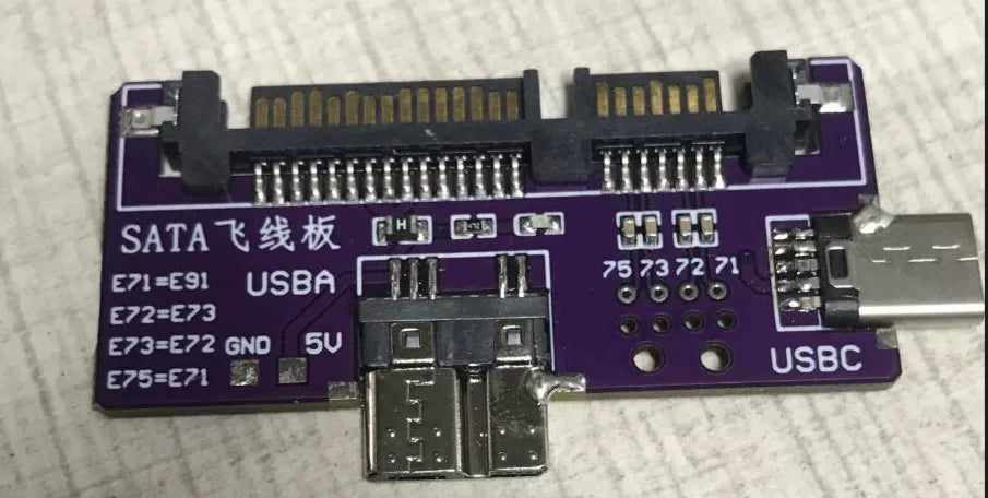SATA fly wire board for PC3000 81035 800067 810067 MRT DFL Repair Tools