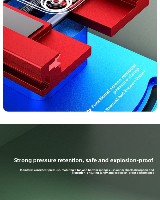 X4 multifunctional mobile phone repair, screen removal, pressure maintenance, fixture, screen removal, side hanging pressure maintenance, glass back cover removal artifact repair tool