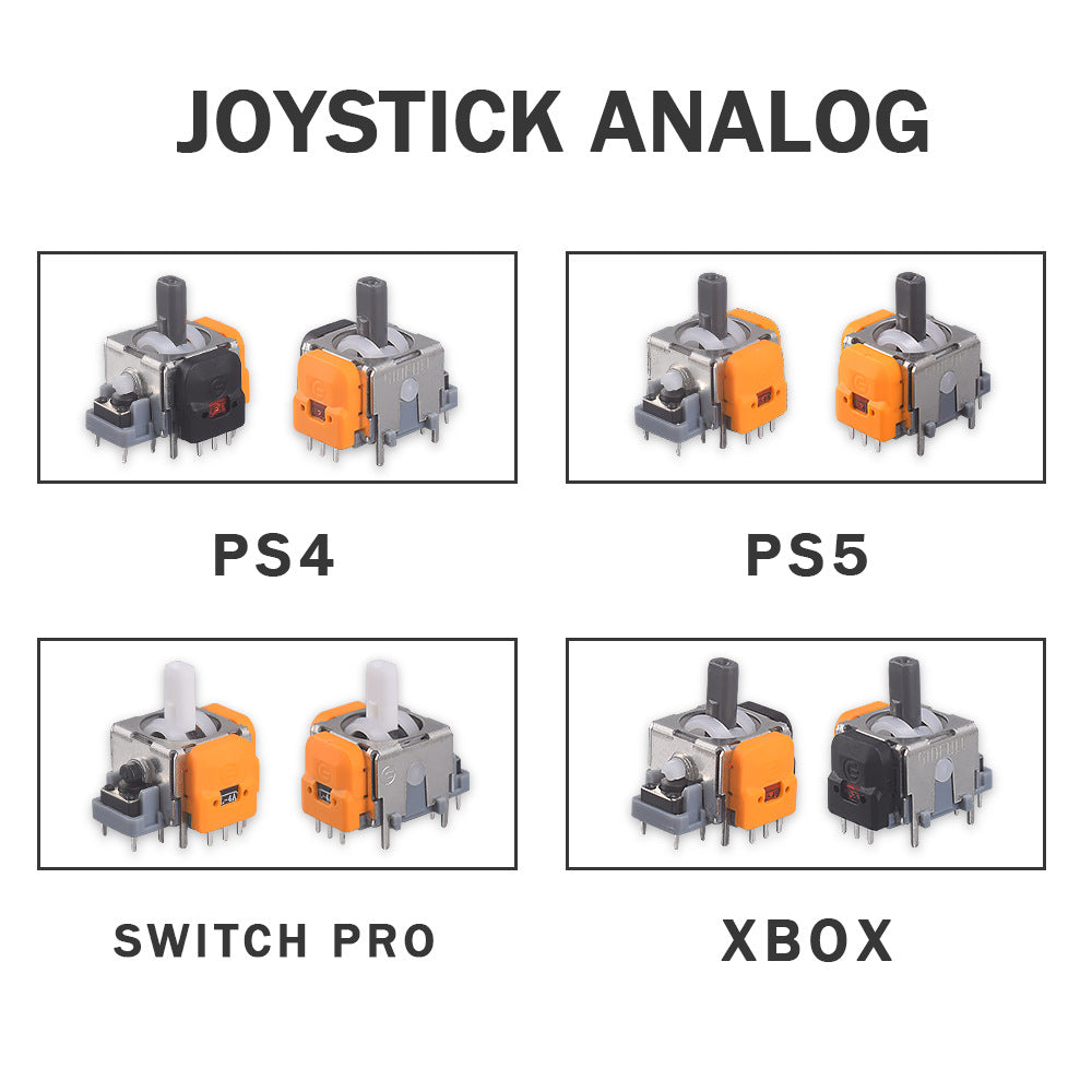 PS5 Hall rocker for XBOX/PS4/SWITCH handle Hall battery rocker can be calibrated for 10 packs