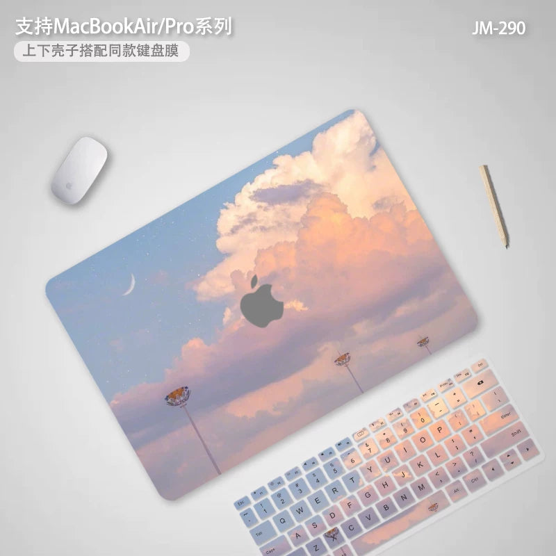 Color painting MacBook Air Pro 11 "12" 13 "14" 15 "16" 2026 M5 Neo A3404 A3426 A3427 A3428 A3429 A3449 A3448 A3434 A3403 A3186 A3402 A3401 A3112 A3185 A3114 A3241 A2681 A3113 A3240 Protective case notebook case Laptop accessories