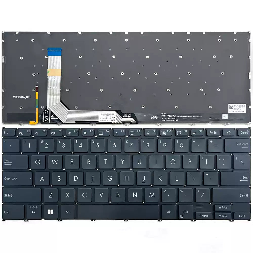 US English Keyboard For ASUS Zenbook 14X OLED UX3404V Zenbook 14 Flip OLED UP3404 ASUS laptop repair parts