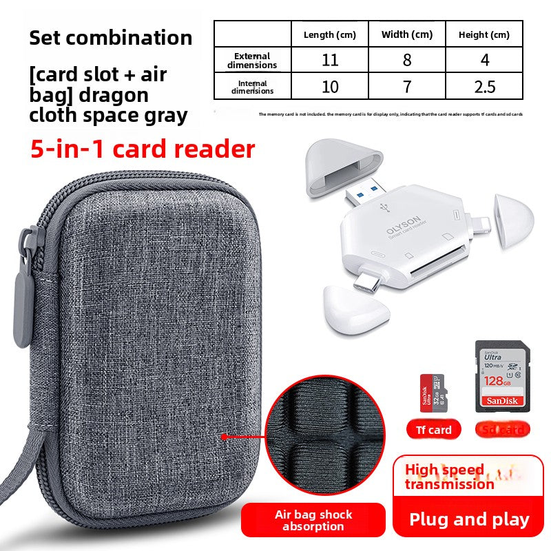 OLYSON CCD Camera Bag Small Camera Case Card Storage Box Digital Camera for Sony Canon ixus Fuji Nikon Samsung Panasonic Hard Case Drop-proof Waterproof Portable Bag Digital camera accessories