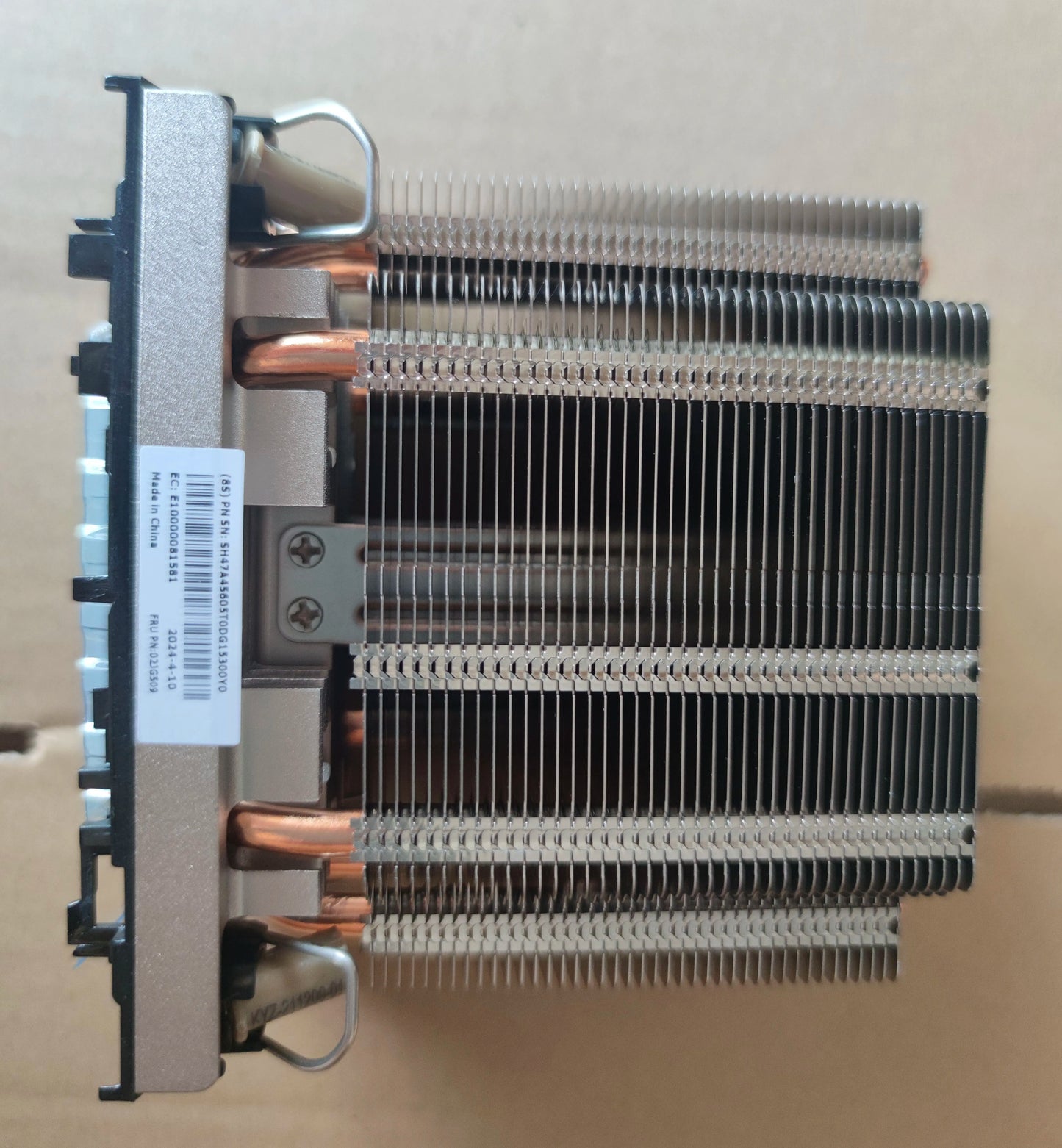 Servicer Lenovo server ST650V2 CPU upgrade heatsink 02JG509 chassis fan 02JJ432 kit