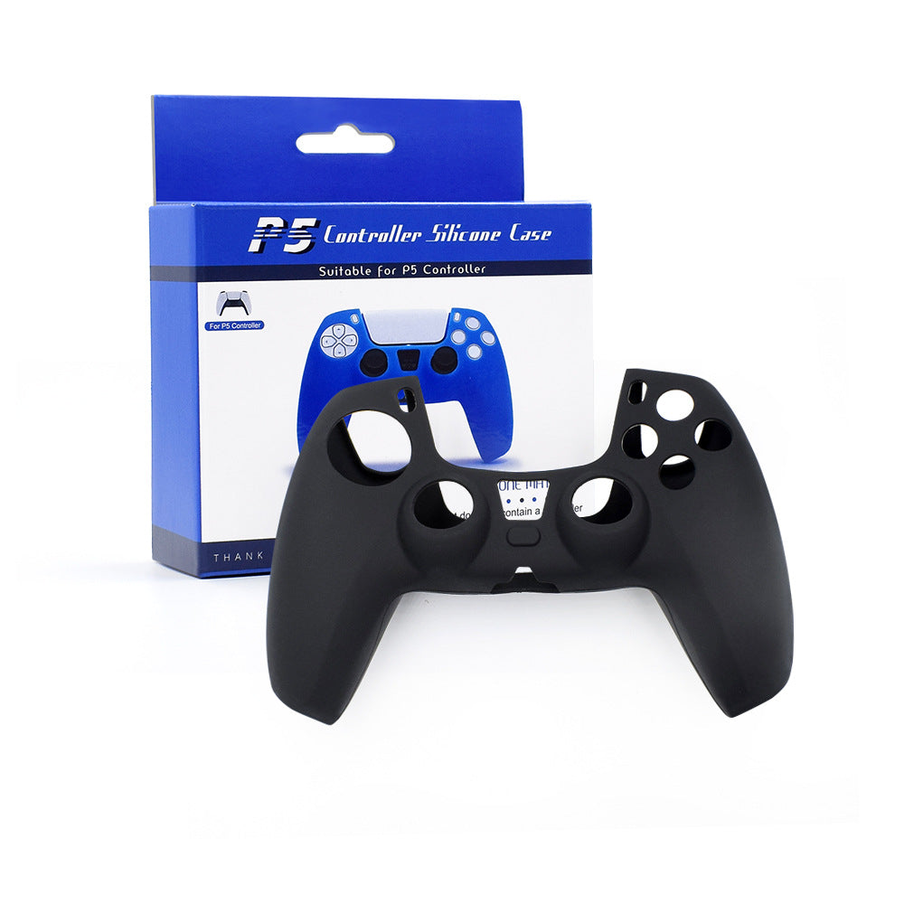 PS5 handle silicone cover, spray feel oil PS5 handle protective cover, protective case PS5 peripheral accessories
