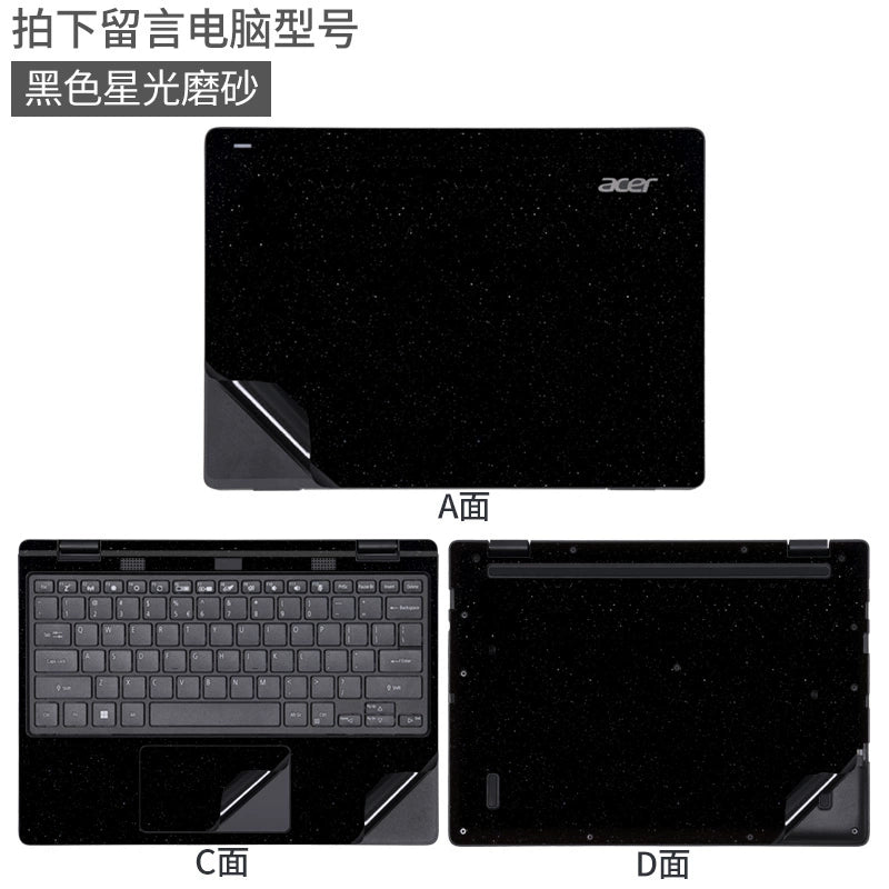 Acer TravelMate B311 Nitro5 Laptop Film AN515 Acer Tomahawk PH317 Body Case Black Frosted Sticker Predator Helios300 Protective Film