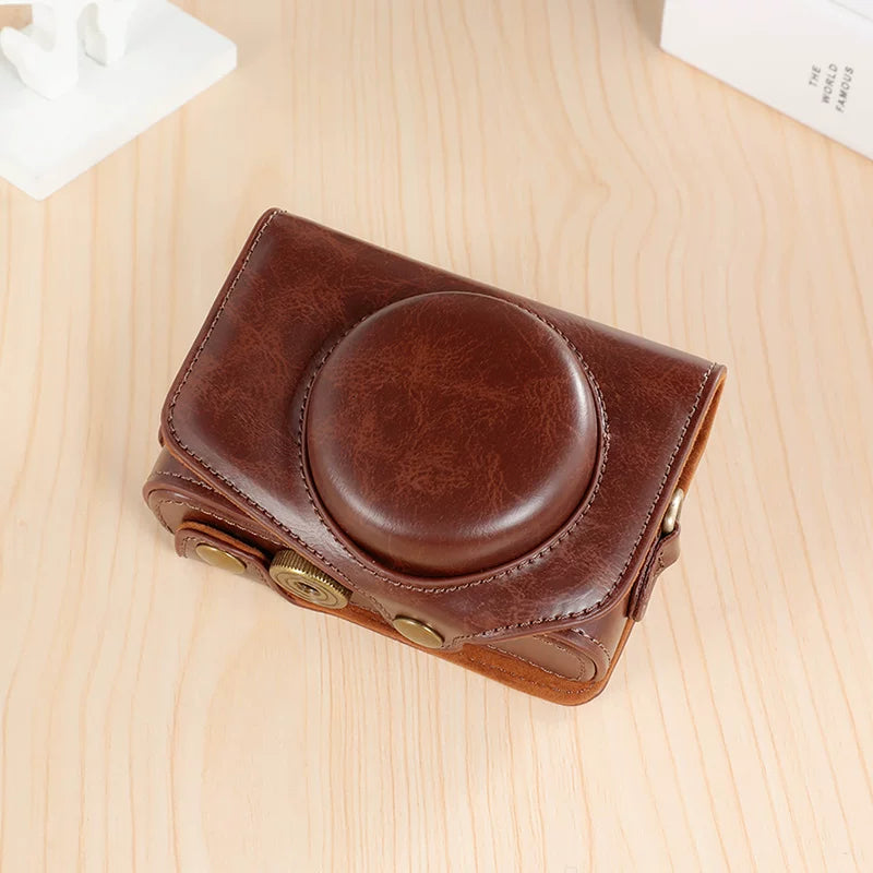 Suitable for Canon G7X3 Protective Case G7X2 Camera Case G11 G12G15/16 G1X2 Leather Case Camera Case Digital camera accessories