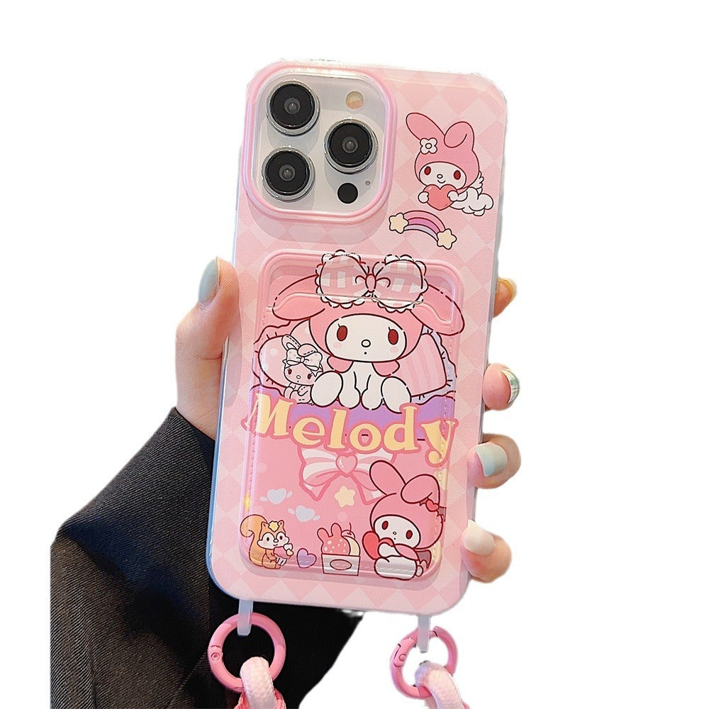 Accessories ins cute cartoon Kullo Mi Melody for iphone15promax iPhone 14 case 11 new models