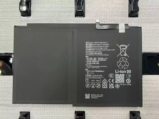 Huawei Matepad 11.5 Tablet Battery HB27H7B5EGW-12 8700mAh Huawei MatePad 11.5/MatePad 11.5 S (2025) BATTERY HUAWEI Tablet repair parts