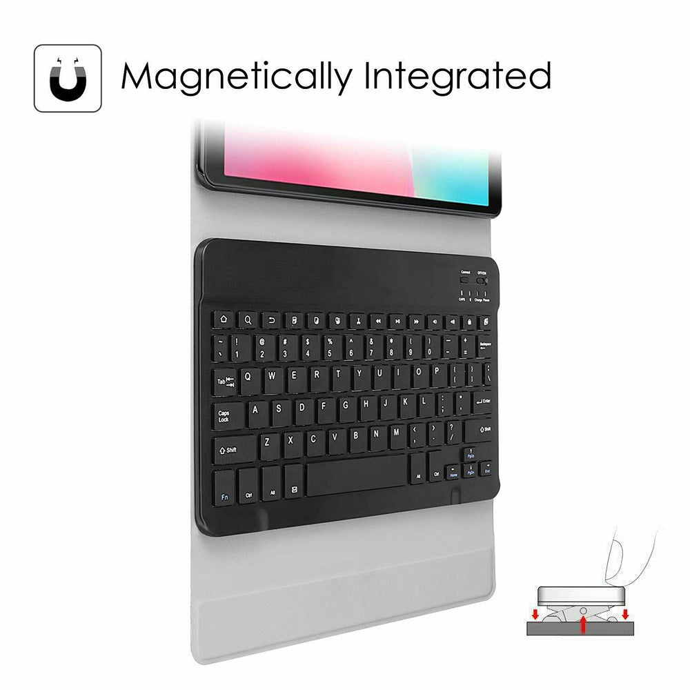 For Samsung Tablet Tab A10.1 T510 Bluetooth Keyboard Leather Case SM-T515 Backlit Keyboard Case protective Accessories