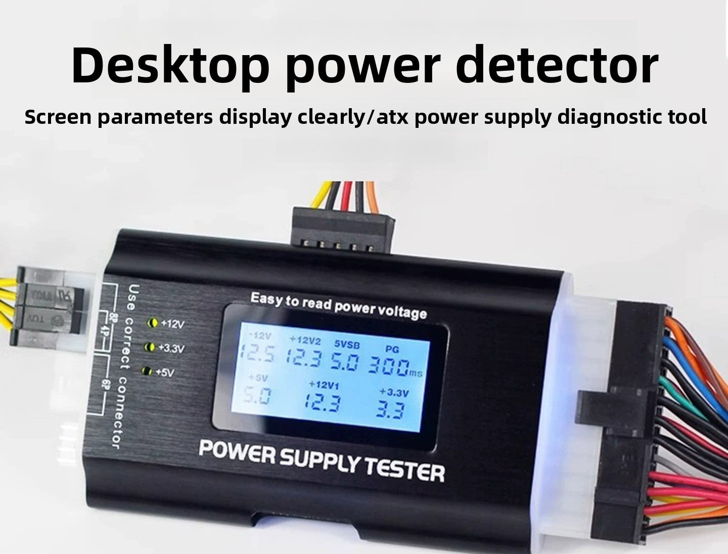 ATX Power Inspection and Repair Tools LCD Screen Display Desktop Computer Host Power Tester Repair Instruments Repair tools